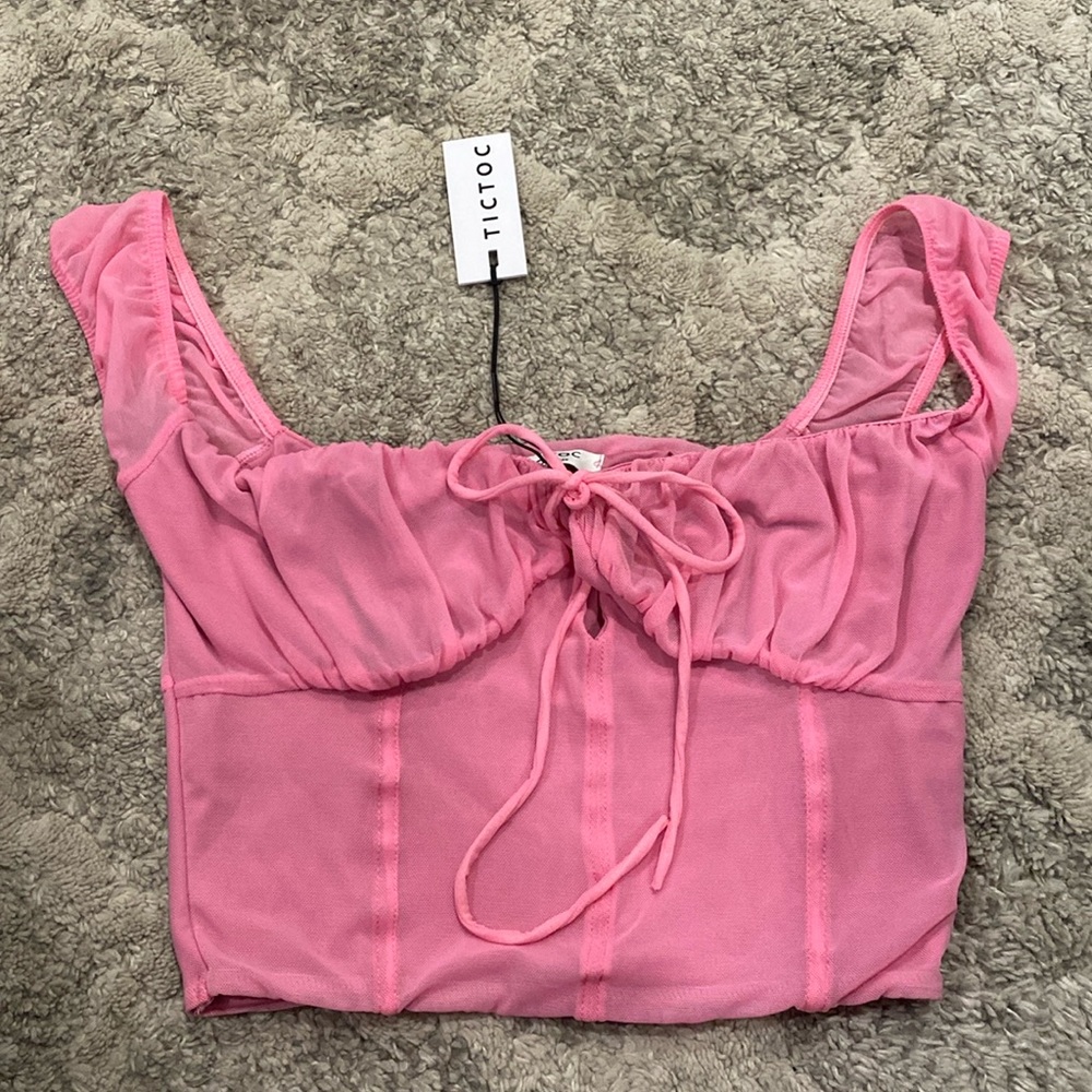 Tictoc pink top